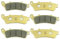 S SYUU Motocicleta ibra de cobre delantero y trasero Pastillas de freno Compatible con Honda 1800 GL1800 GL1800A GL1800B ABS GOLDWING 2001-2015 VFR 800 A Fi ST 1300 CBR 1100 VTX 1800 FA261FR