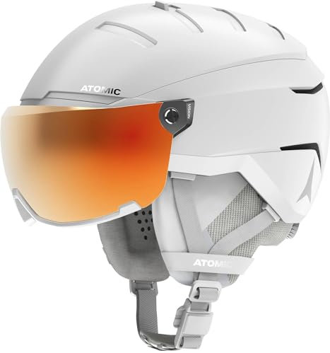 Atomic Savor Gt Amid Visor Hd Helm, Weiß meliert, 51/55 cm