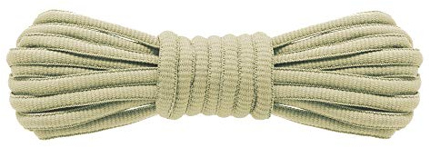 Kilter Cordones ovalados prémium para zapatillas de correr, zapatos deportivos, botas y zapatillas de moda, 70-140 cm, beige, 70 cm (1 Pair)