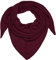 styleBREAKER Damen XXL Strick Dreieck Schal mit Reiskorn Strickmuster in Unifarben, Schal, Leichtes Tuch 01020042, Farbe:Bordeaux-Rot