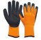 Expert Workwear Thermal Latex Work Gloves Winter Rubber Safety Freezer Builders Gardening Gloves (Orange/Black, M (8))