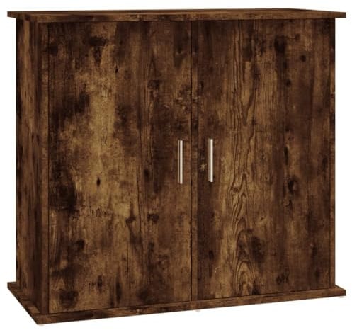 vidaXL Aquariumständer, Aquarium Unterschrank mit viel Stauraum, Aquarium Tisch mit Stabiler Oberplatte, Aquariumschrank Aquarium Halter, Räuchereiche Holzwerkstoff