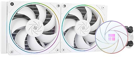 Thermalright AQUA ELITE 240 - Raffreddatore per CPU ARGB V2, doppia ventola PWM con velocità 2000 giri/min, 240 raffreddatori per CPU AMD/AM4/AM5 e Intel LGA1150/1151/1200/2011/1700