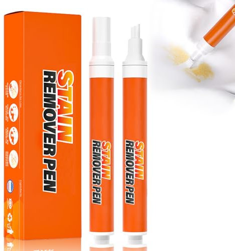 Stain Remover Pen, New Stain Remover Pen for Clothes, Instant Stain Remover Pen - Remove Household Stains, Quick Effect And Drying, Travel & Pocket Size (2 PCS)