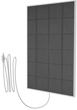 energeeks - Panel Solar para Cámara Ranger II - Conector USB Tipo C - Alimentación Continua - Ideal para Zonas sin Conexión Eléctrica - Compatible Ranger III y Atlas
