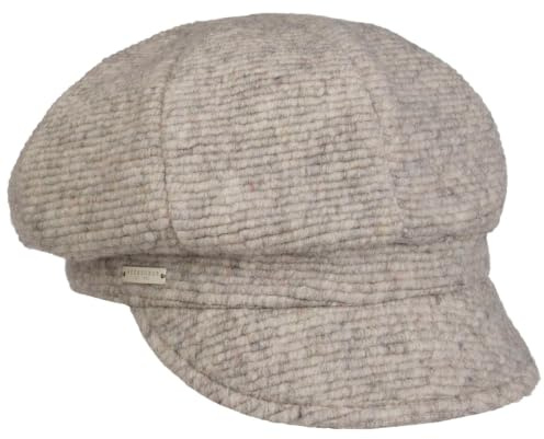 Seeberger Davena Ballonmütze Schirmmütze Schildmütze Newsboy Cap Damen - mit Schirm, Schirm Herbst-Winter Winter