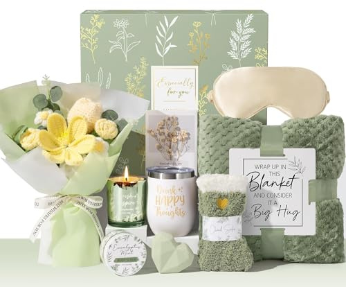Birthday Gifts for Women, Spa Self Care Package Get Well Soon Gift Baskets