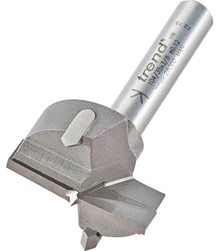 Trend TCT Hinge Sinking Router Bit 35mm 3/8