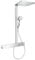 hansgrohe Duschsystem Raindance E 300 Regendusche (Duschkopf, Duschstange, Thermostat, Schlauch, 3 Strahlarten) Chrom