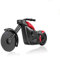 Motorrad-Pizzaschneider, Kunststoff-Motorrad-Pizzaschneider, Motorrad-Pizzaschneider, Pizzaschneider, Edelstahl-Motorrad, exquisite Motorradform, anwendbar als kreatives Geschenk