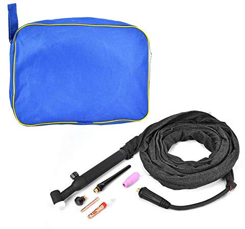 P-17FV-12 - Set di torcia da saldatura Tig 150 Amp completo di testa flessibile e valvola 4 metri