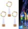 LED Weinflasche Beleuchtung Mehrfarbig, USB Wiederaufladbar Keine Batterie erforderlich, 2M Kupferkabel 20 LED, Flaschenlicht zum Weihnachten Geschenk, Draussen Party Urlaub Deko Licht (3 Stück)