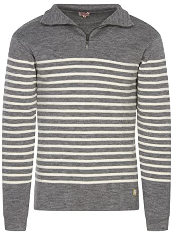 Armor Lux Herren Trucker Héritage Pullover, Granit China/Natur, M EU