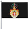 Stemma del Regno d'Italia 1890 3x5ft Patio Garden Flag Decorazione per interni Bandiera stampata su un lato