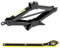 Dhouse Scissor Jack 2.5 Ton Car Jack with Hand Labor-saving Portable Crank Trolley Jack for Cars SUVs MPV