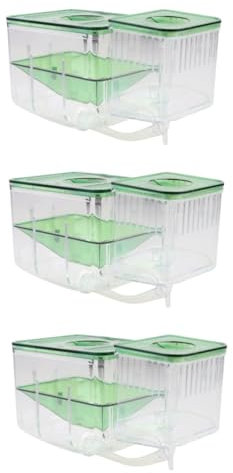COLLBATH 3 Stücke Box Fisch Schlüpfen Boxen Isoliert Zucht Tank Aquarium Fisch Züchter Box Rate