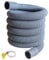 Dehumidifier Hose for Drainage, Extension Hose for Dehumidifier Drain, Air Conditioning Hose with Rubber Adapter and Connection Clamp, Leak-proof Hose for Most Air