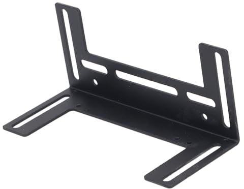 Rankomu 8cm, 9cm, 12cm Fan Computer Bracket, Stainless Steel, Low Noise, Black, Desktop & Laptop Compatible