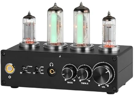 Preamplificador de Tocadiscos T9 Mini 6E2 MM/MC, preamplificador de Audio estéreo de Alta fidelidad, preamplificador de Tubo de vacío, Amplificador de Auriculares de Escritorio