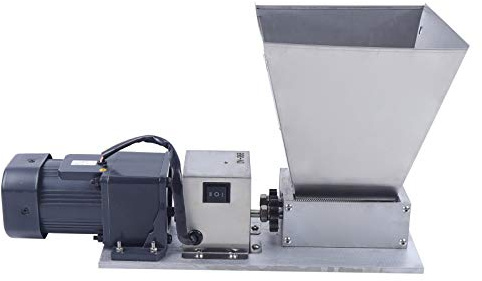 4L Electric Mill Grinding Machine 75 RPM Stainless Steel Grain Grinder, Machine,Waterproof,with 2 Rollers,for Various Dried Cereal Herb Spice Nut