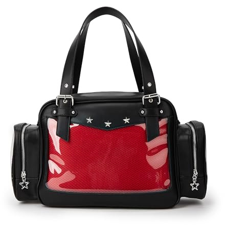 fancybag Y2K Damen Ita Umhängetasche JK Daily Crossbody Tasche für Pins Display Tägliche Handtasche mit 2 Einsätzen