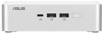 ASUS NUC 15 Pro+ | Core Ultra 5 225H | RAM: 128GB | SSD: 4TB | Mini PC | Silber | Windows 11 Pro | Office 2024 Pro | Sicherungsstick