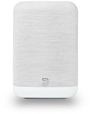 Bluesound Pulse Flex trådlös Bluetooth Hi-Res allt-i-ette, AirPlay 2, Spotify Connect, Alexa-färdigheter, ljudhögtalare i flera rum – vit/stengrå