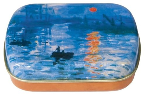 Pillendose, Bonbondose, Minidose FridolinEdition - Metall - Motiv Sonnenaufgang - Maße: b/h/t: 6,0 × 1,8 × 5,0cm