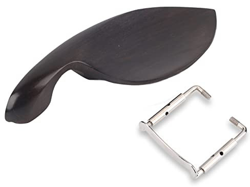 Violine Kinnhalter mit Standard Halter, Verstellbarer Metallhalterung für 4/4 Musikinstrument Zubehör