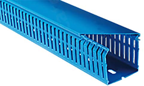 RS PRO Verdrahtungskanal Blau, 40 mm x 60mm, Länge 2m Kunststoff, Seitenwand Offen, Packung a 24 Stück