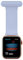 LJLB Ansteckuhr fob Kompatibel mit Apple Watch Armband 40mm 38mm, Silikonband mit Pin für Schwestern, Health Care Arbeite, für iWatch Series SE/6/5/4/3/2/1, Licht Blau