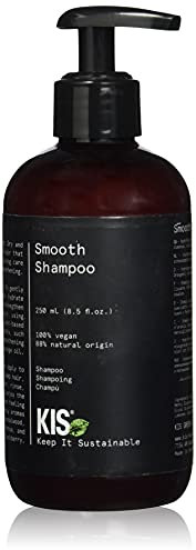 KIS Green Smooth - Shampoo - 250ml - trockenes & krauses Haar - 100% Vegane Rezeptur - sulfatfrei - mit beruhigendem Orangenöl