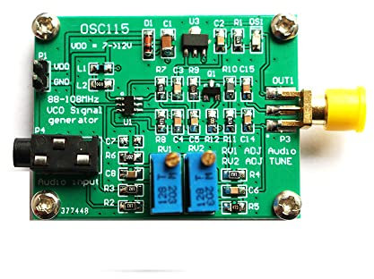Q-BAIHE OSC115 88~108MHz Módulo generador de señal de Audio FM