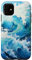 iPhone 11 Blue Sea Ocean Waves Case