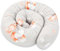 Totsy Baby Seitenschläferkissen Bettschlange Body Pillow 400 cm Baumwolle - Kopfkissen lang Bettrolle Schlafkissen Nackenrolle Kissen Kaninchen