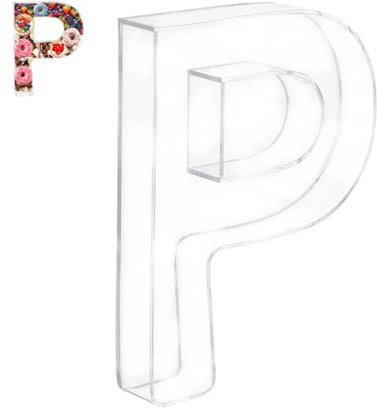 PATIKIL 25,4 cm Acryl-Briefkasten P, wiederverwendbar, befüllbar, Behälter für Charcuterie, Maché, Schokolade, Süßigkeiten, Geburtstag, Party, Jahrestag, Dekoration, transparent