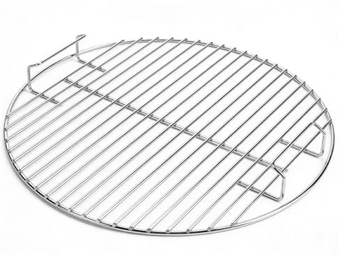GRISUN Grillrost Rund 45 cm, Ersatz für Weber 47 cm Kugelgrill, One-Touch, Bar-B-Kettle, Smokey Mountain, Jumbo Joe, Kettle, kompatibel mit Weber 7432 Holzkohlegrill