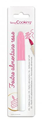 Filzstift mit Lebensmittelfarbe - Rosa