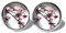 Kirschblüten Weiss-Rosa Ohrstecker ABOUKI Damen Mädchen Kinder Edelstahl Ohrschmuck Motiv Sakura Blüte Kirschbaum handgefertigte Ohrringe silber-farben