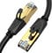 HASA zone Cable Ethernet Cat 8 5 Metros, Cable Red SFTP con Conector RJ45 Oro Alta Velocidad 40 Gbps / 2000 Mhz Cable LAN Adecuado para Router, servidor, PS5, Xbox,Cat7, Cat6a