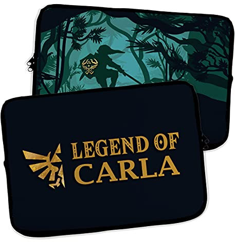 Laptop Hülle. Tablet Hülle. Personalisiert mit Name. Laptoptasche 14 Zoll. Neopren. Verschiedene Größen für Tablet und Laptop. Legend