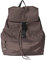 Becksöndergaard Daypack Tessa Bag (Morel) - Rucksack Damen Braun aus recyceltem Polyester mit Steckverschluss - 30 x 35 cm