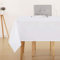 Deconovo Tischdecke, 150 x 300 cm, weiß, dekorativ, wasserdicht, Camping, 1 Stück