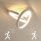 26W LED Deckenlampe mit Bewegungsmelder Innen Sensorlampe Modern Deckenlampe mit Tageslichtsensor Deckenbeleuchtung mit Sensor für Flur Treppe Wohnzimmer Balkon Küche Garage Veranda BüRo