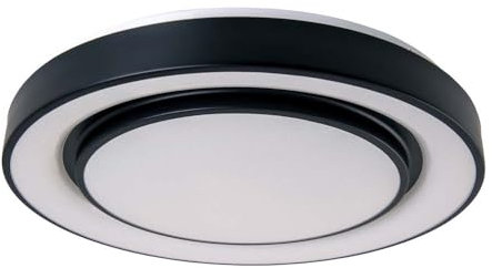 Näve Deckenleuchte Wohnzimmerleuchte Lampe Fernbedienung schwarz dimmbar CCT RGB LED