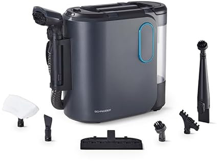 SCHNEIDER SCVCO24DEC, Nettoyeur pression eau et vapeur, Multisurfaces, Compact, 2000W, Réservoir eau propre(1.6l), Réservoir eau sale(1.4l)