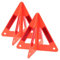 SOLUSTRE 2ensembles Kit De Sécurité Routière pour Voiture Triangles Réfléchissants Plastique pour Alerte De Route Et Assistance