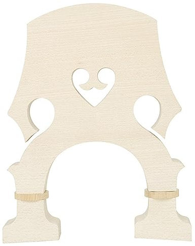 Eleqldwen Maple Double Cello Scale Log Color Bridge 3/4 Kontrabass-Skala Verstellbarer Kontrabass Maqiao