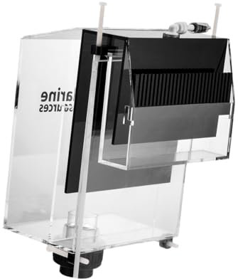 perfk Überlaufkasten Einlass Überlaufkasten Landschaften Aquariumfilter Abnehmbarer Innenfilter Acryl Aquarium Zubehör Siphon, 2500L Schwarz