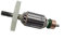 Wivplex Sostituzione dell'ancora del rotore dell'armatura AC220V-240V, for makita, martello perforatore elettrico HM0810 HM0810T 0810 Componente dell'indotto del motore(BLACK Armature Pro)